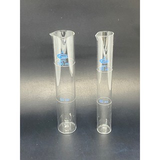 Nessler Cylinder Class A 50ml ,100ml Lab Grade หนา/ทนสารเคมี/ร้อน/เย็น กระบอกตวงเนสเลอร์ หลอดเทียบสี ยี่ห้อ GLASSCO ประเ