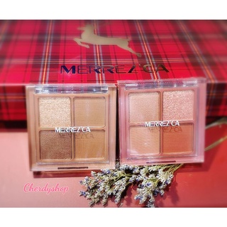 Merrezca Eye Color Palette 4x1.8g. อายแชโดว์พาเลท พิกเมนต์เข้มข้น แท้ 100%