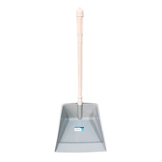 ที่โกยผงพลาสติก Kassa Home  สีเทา-ขาว  ไม้กวาด ที่โกยผง  Plastic dustpan Kassa Home gray-white