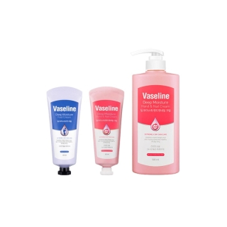 (แท้ / พร้อมส่ง ) Vaseline deep moisture hand & nail cream 60mL,500mL / Foot Cream 60mL ครีมบำรุงมือ และบำรุงเท้า