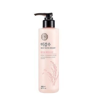 THE FACE SHOP RICE WATER BRIGHT FACIAL CLEANSING LOTION