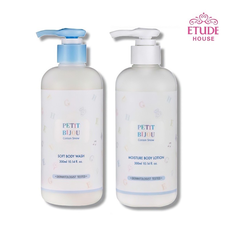 [ของแท้/พร้อมส่ง] Etude House Petit Bijou Cotton Snow Moisture Body