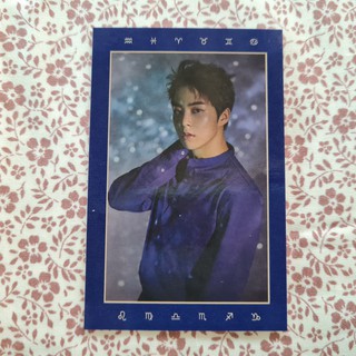 [แท้] โฟโต้การ์ด ซิ่วหมิน Xiumin #1 EXO 2019 Seasons Greetings Photo Card