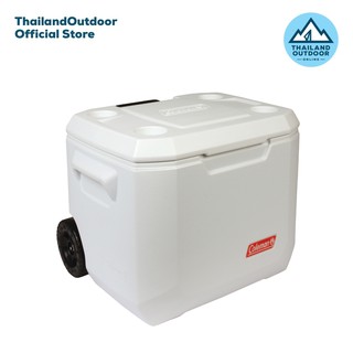 COLEMAN ถังน้ำแข็ง ขนาด 50 Qt สีขาว มีล้อลาก Marine 3000001839