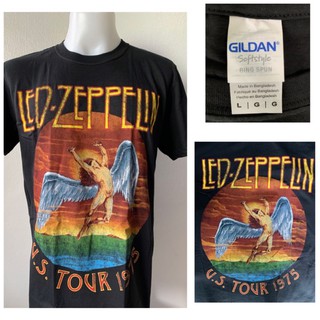 เสื้อยืดวง LED-ZEPPELIN : USA Tour 1975