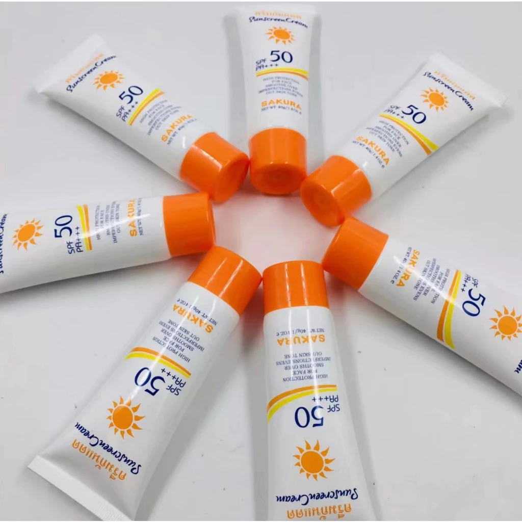 S-1407 Sasimi ครีมกันแดด ยูวี ซันสกรีน สกินแคร์ ครีม SPF50 PA+++ 40กรัม กันแดดครีมบางเบา thumbnail 5
