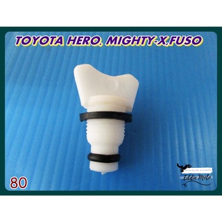 TOYOTA HERO MIGHTY-X FUSO DRAIN SCREW SET "WHITE" (1 PC.) (80)  // สกรูถ่ายน้ำ (1 ชิ้น) สินค้าคุณภาพดี