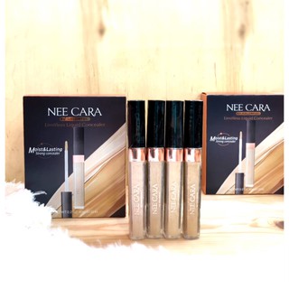 นีคาร่า ลิมิตเลสลิควิด คอนซีลเลอร์ NEE CARA BE COLORFUL Limitless Liquid Concealer 6 ml.