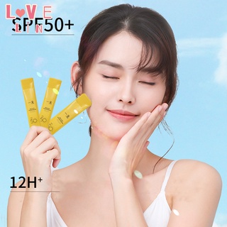 【Lovelin】โลชั่นกันแดด Spf50 ป้องกันรังสียูวี ให้ความชุ่มชื้น แบบพกพา 3 กรัม