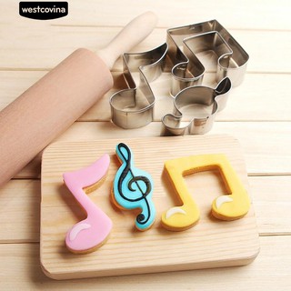 * Music Note เค้กคุกกี้รูปแม่พิมพ์ DIY Fondant Cutter Baking Tool