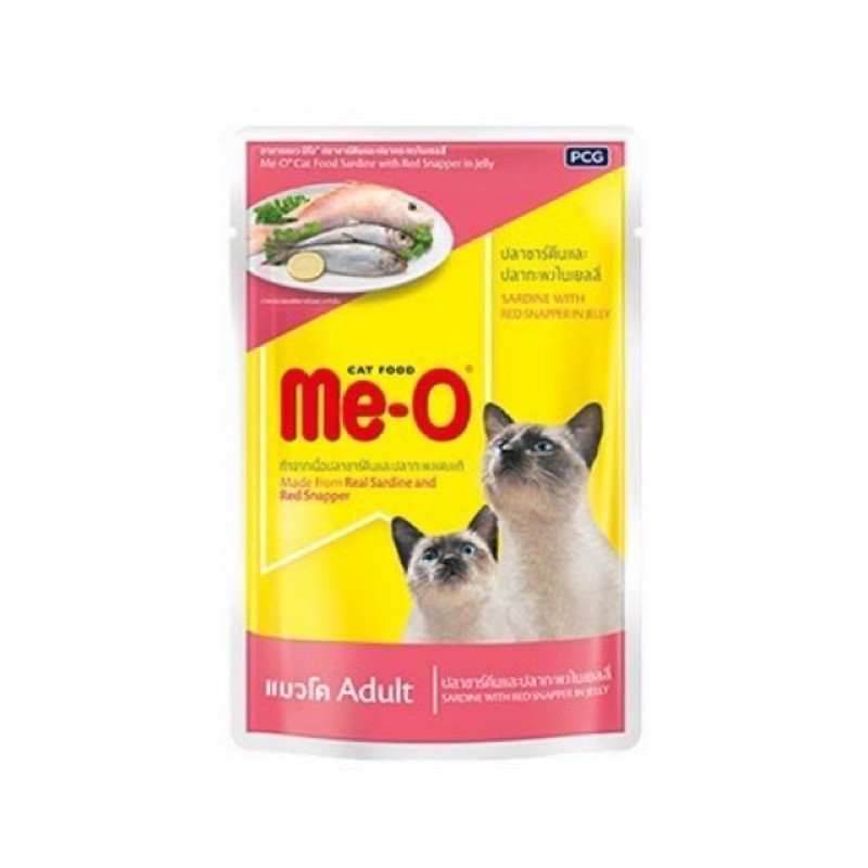 (ยกโหล 12ซอง) อาหารเปียกแมวมีโอ MeO Pouch มีโอเพาซ์ งดคละรส ขนาดซองละ80กรัม รับประกันสินค้าใหม่ - รูปที่ 3
