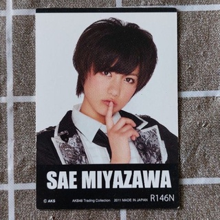 □มือ2 AKB48  SAE MIYAZAWA tradind card ปี 2011 made in japan □ งานลิขสิทธิ์แท้