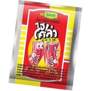 เม็ดอมไฮ-โคล่าHi ! COLA ขนมย้อนยุคโบราณ[1แผง 24ซอง]ของปัจฉิมของแจกเด็กขนมเด็กชอบอร่อยโคล่า-สไปร์ท