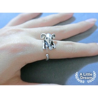 Elephant ring. แหวนเจ้าช้างน้อยเกาะนิ้ว