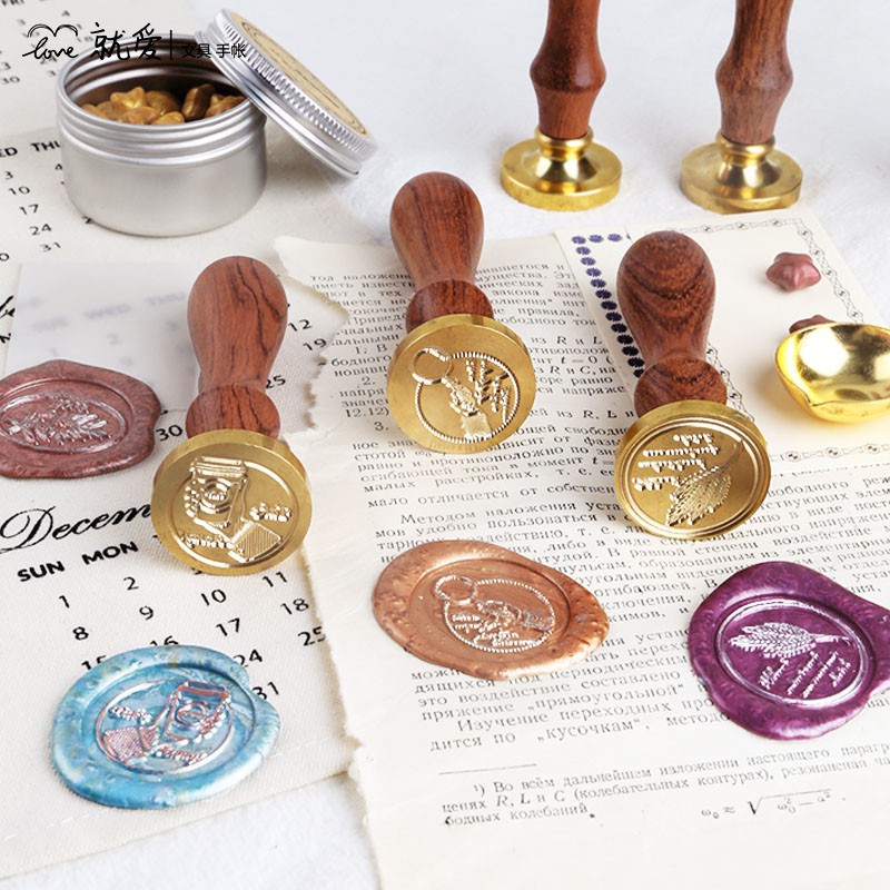 Customized Logo Wedding Sealing Wax Stamp Personalized Invitation Wax
