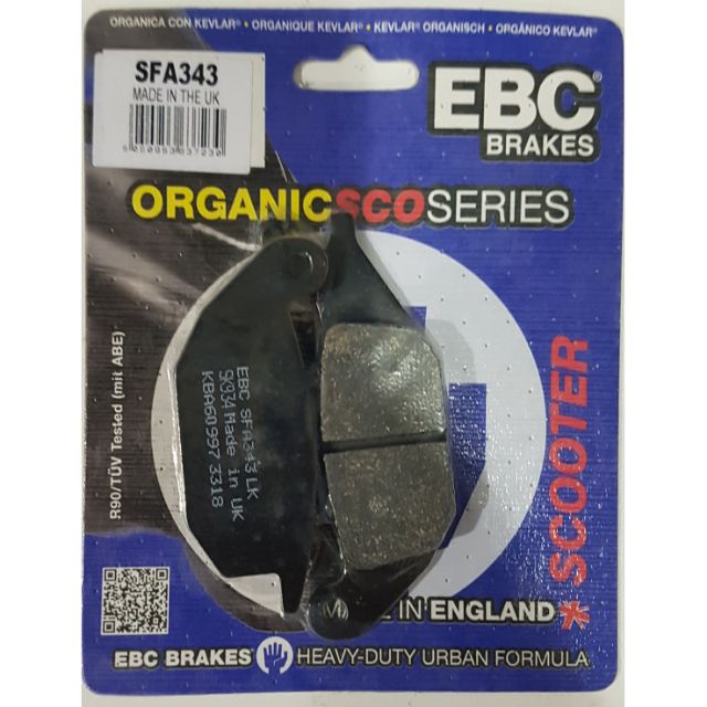 ผ้าเบรค EBC Brakes รุ่น organic/ ผ้าเบรคหลัง มอเตอร์ไซค์ CBR150 , Sonic125, M-slaz, Exciter 150 Yama