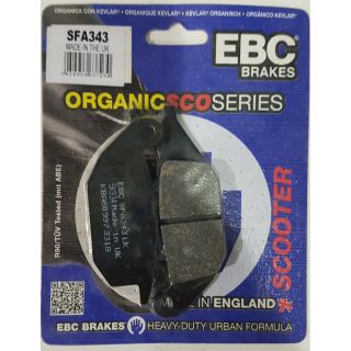 ผ้าเบรค EBC Brakes รุ่น organic/ ผ้าเบรคหลัง มอเตอร์ไซค์ CBR150 , Sonic125, M-slaz, Exciter 150 Yamaha, Monkey 125