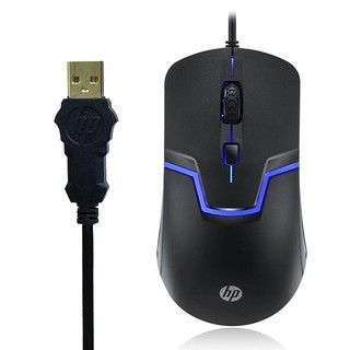 HP Gaming Mouse เมาส์เกมมิ่งมีไฟ รุ่น M100 สีดำ(สินค้ามีพร้อมส่ง)