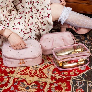 กระเป๋าเครื่องสำอางค์ เนื้อผ้ากำมะหยี่ [KSO-P]