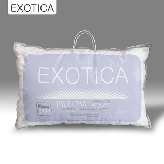 EXOTICA หมอน Pluma Soft เส้นใยสังเคราะห์พลูมาซอฟท์ หุ้มด้วยผ้ากันไรฝุ่น ขนาด 19” x 29”