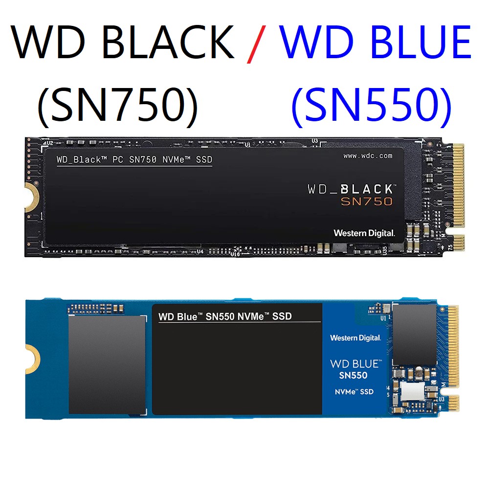 Wd Black Sn750 Blue Sn550 250gb 1tb Ssd Nvme M 2 2280 5y อ ปกรณ จ ดเก บข อม ลแบบ Solid State ร บประก น 5 ป Shopee Thailand