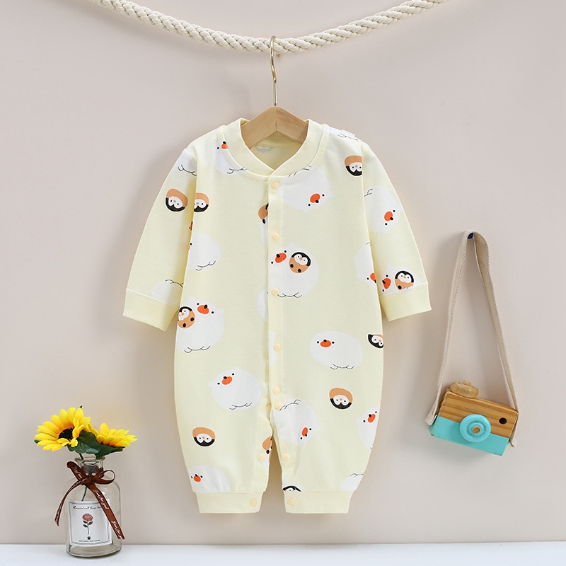 พร้อมส่ง ชุดนอนจั๊มสูท แขนยาว ลายการ์ตูนน่ารัก สําหรับเด็กทารกแรกเกิดผู้ชาย และเด็กผู้หญิง - รูปที่ 6