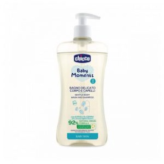 Chicco Bbm Gentle Body Washshampoo เจลอาบน้ำและแชมพูสระผมสูตรอ่อนโยนสำหรับเด็ก