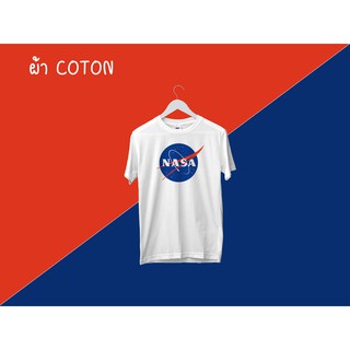 เสื้อยืดสกรีนลาย NASA  ผ้าCotton