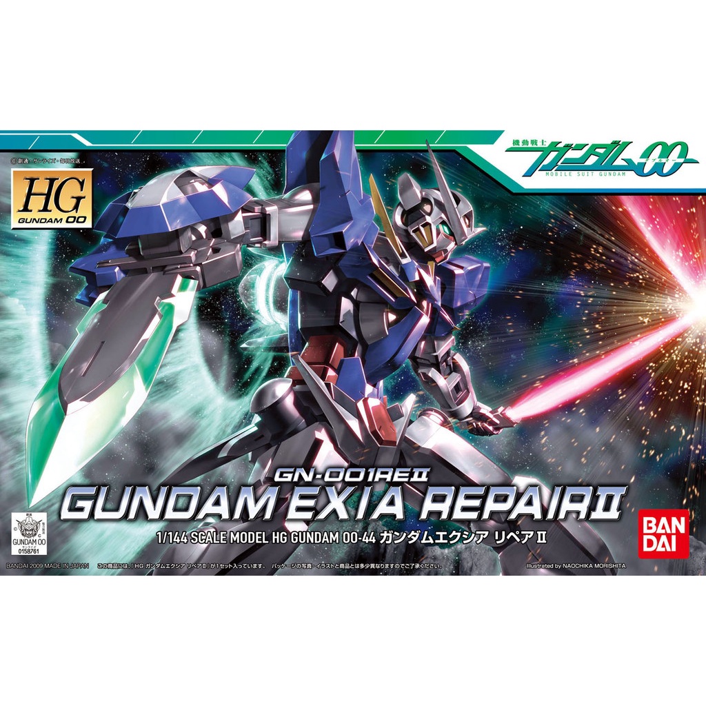 Bandai HG 00 Gundam Exia Repair II : 660 Xmodeltoys ราคา ถูกที่สุด ดีลบีเคเค