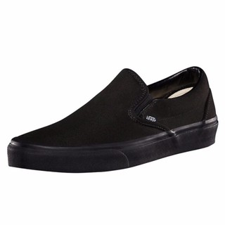 Vans รองเท้าผ้าใบแฟชั่นรุ่น Classic Slip On black black