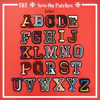 ☸ 3D Multicolor Letter Patch ☸ 1Pc Diy Sew On Patch Apparel Applique