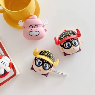 [พร้อมส่ง⚡️] AirPods case เคสแอร์พอด อาลาเล่หมวกแดง / อาลาเร่หมวกเหลือง / อุนจิ arale ( i9, i11, i12 )