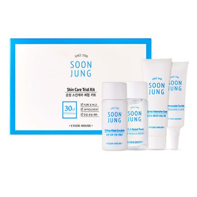 Sell 2กล่อง 60 Etude House Soon Jung Skin Care Trial Kit (4 Items) ขนาดทดลอง