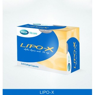 MEGA We Care Lipo-X Alpha-Lipoic Acid 50mg ต้านอนุมูลอิสระ /733012