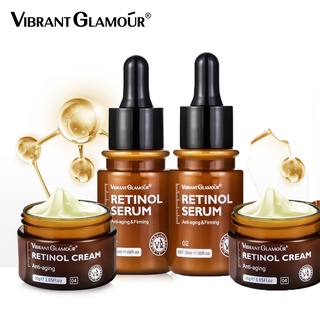 Vibrant GLAMOUR ชุดครีมบํารุงผิวหน้า เรตินอลธรรมชาติ 2 ชิ้น …