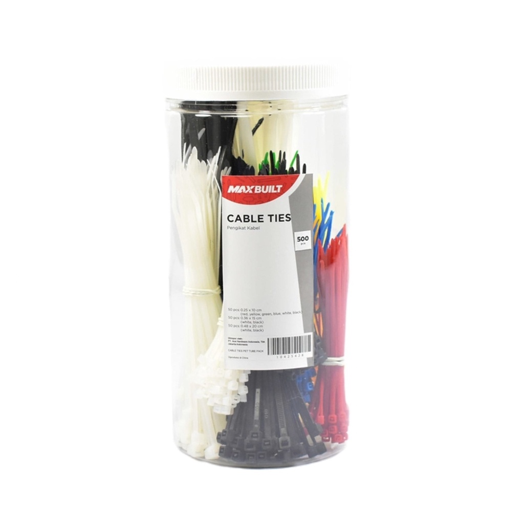 Maxbuilt Cable Ties 500 ชิ้น Cable Ties
