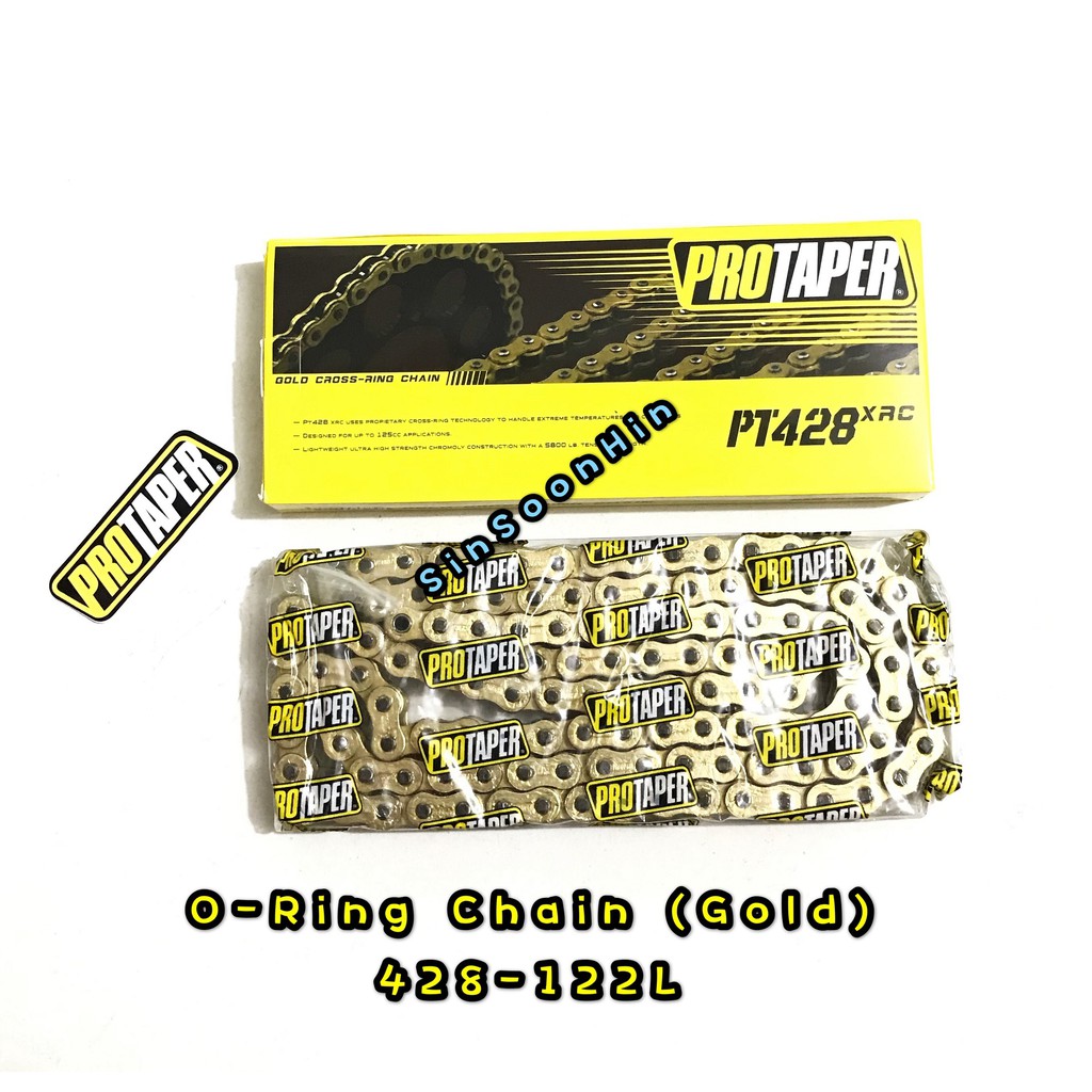 โซ่โอริง Protaper 428-122L - สีทอง