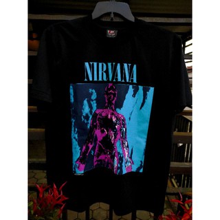 เสื้อยืดผ้าฝ้ายNirvana Sliver mVly,L XL  XXL 3XL