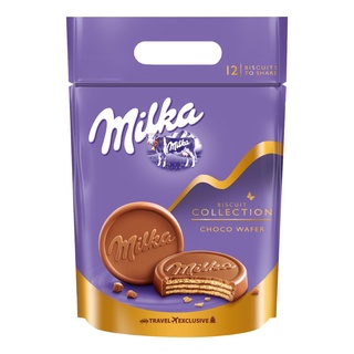 Milka - Choco And Wafer Pouch 360g 1 แพ็คมี 12 ชิ้น BBF. 22/11/23