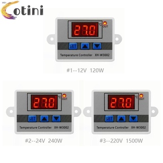 Cotini W3002 สวิทช์ควบคุมอุณหภูมิหน้าจอดิจิตอล 10A พร้อม Probe