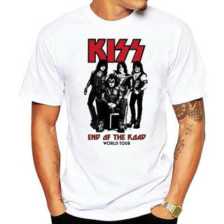 ใหม่ เสื้อยืด พิมพ์ลาย Kiss Rock End Of The Road World Tour 2022 สําหรับผู้ชาย