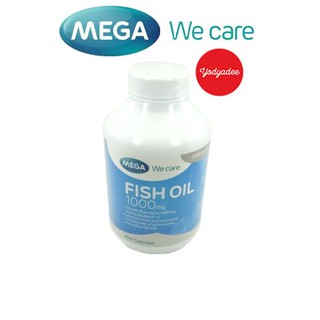 Mega we care Fish oil 1000mg ขวด 200 แค็ปซูล 83396 exp 05/2025