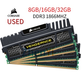 Corsair หน่วยความจําเดสก์ท็อป 16GB 8GB DDR3 1866MHz PC3-14900 CL10 SDRAM