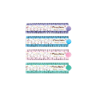 Master Art ไม้บรรทัด ไม้บรรทัดพับได้ 20 cm. มิมิเนโกะ จำนวน 1 อัน