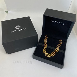 สร้อยคอVersace สีทอง สร้อยคอสายฝอ