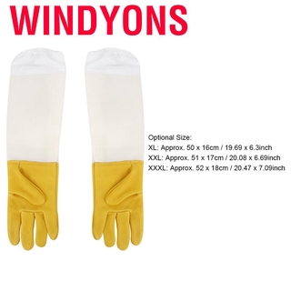 Windyons ถุงมือตาข่ายป้องกันสําหรับการเลี้ยงผึ้ง