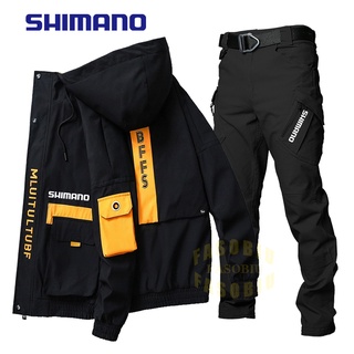 Shimano เสื้อแจ็กเก็ต เสื้อแจ็กเก็ต มีฮู้ด ป้องกันแดด แบบบาง ระบายอากาศได้ดี สไตล์เกาหลี เหมาะกับฤดูใบไม้ร่วง และฤดูร้อน สําหรับผู้ชาย