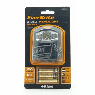 EVERBRITE  ไฟฉายแบบคาดศีรษะ ขนาด 6x4.5x3.8 cm รุ่น E021007