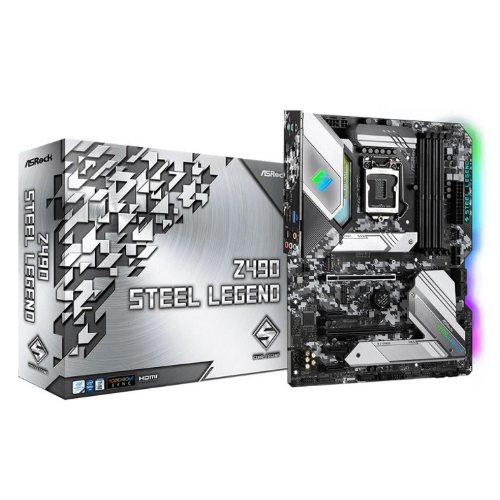 Z490 ASRock STEEL LEGEND LGA 1200 เมนบอร์ด INTEL