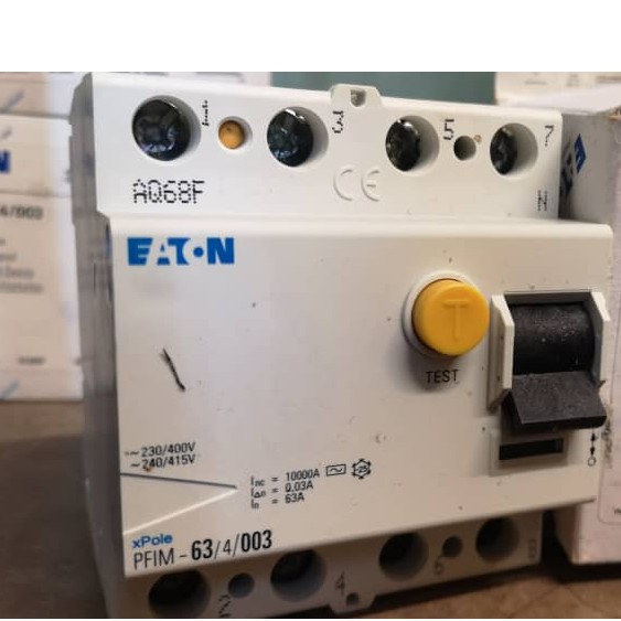 Eaton RCCB/ELCB 63A 4P 30mA (0.03A) (ที่เรียกว่า MEM)